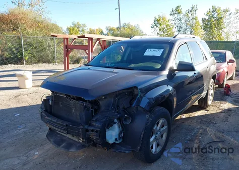 2013 GMC Acadia Sle-2 из США, поврежденный, VIN 1GKKRPKDXDJ152217